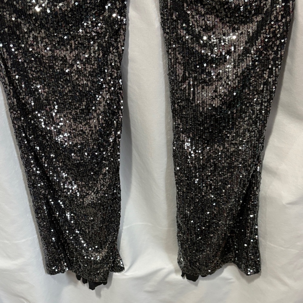 Maeve Glittering Black Sequin Jumpsuit XS263 - Picture 10 of 12